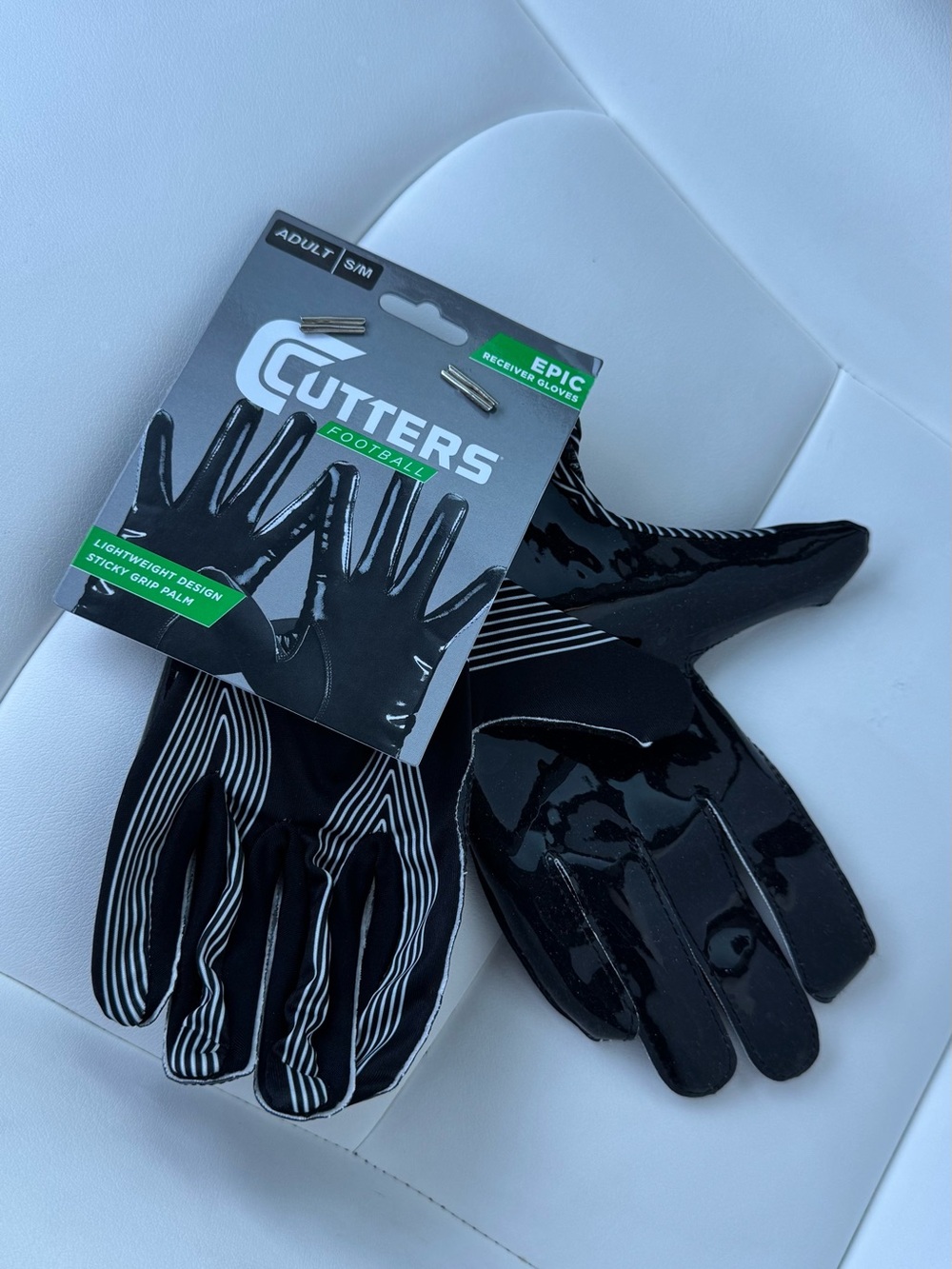Adult Cutters Football Receiver Gloves Size S/M